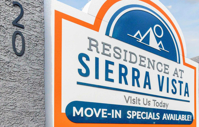 Welcome to Sierra Vista - Visit us today and explore our exclusive move-in specials!