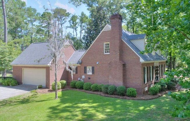 Beautiful Home in Dougherty County!!! Gorgeous all brick, colonial style home in the desirable Lake Park neighborhood! All brick home has 4 bd, 2.5 ba with real hard wood floors, new carpet on second story, chandeliers in entry and dining area, ceiling fa