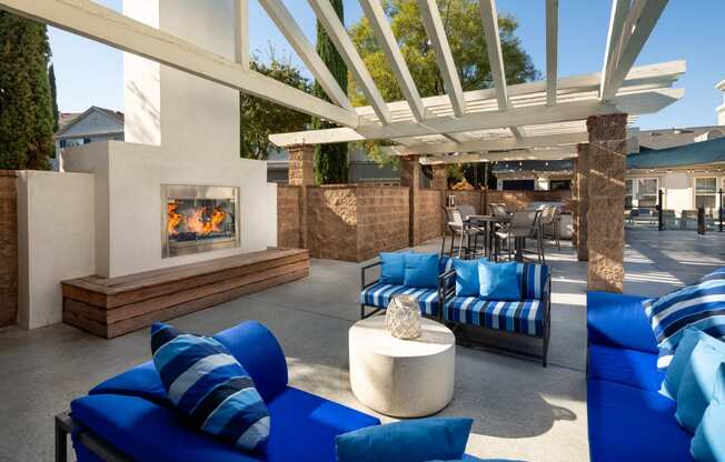 Cape May Outdoor Fire Place and Seating