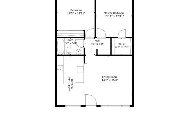 2 beds, 1 bath, 761 sqft, $2,195, Unit 04