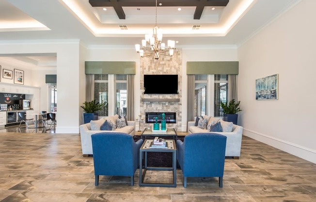 Clubhouse Lounge Area at The Oasis at Lakewood Ranch, Bradenton, 34211