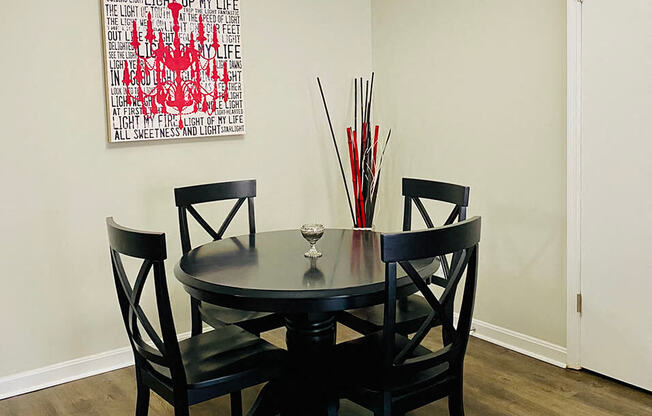 dining area at Abbey Court Apartments