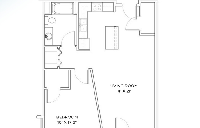 1 bed, 1 bath, 648 sqft, $1,640, Unit 5314-104