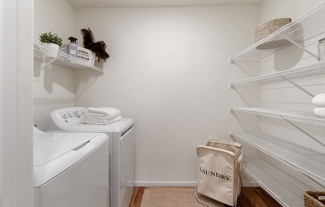 Laundry at Oaks Landing 55+ Apartments, New Brighton, 55112