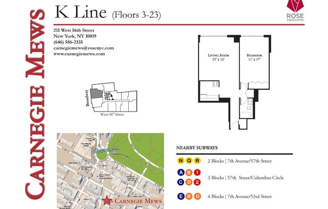 1 bed, 1 bath, 664 sqft, $4,350, Unit K05