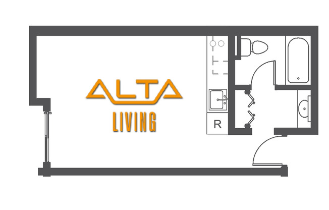 Studio, 1 bath, 364 sqft, $755, Unit 5281 (2419)