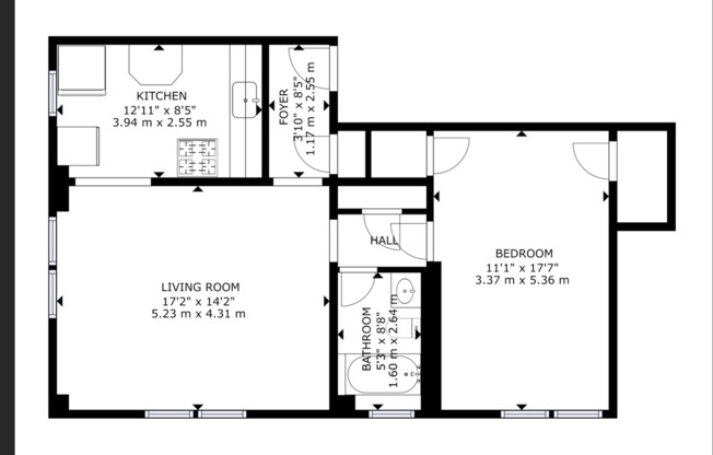 1 bed, 1 bath, 650 sqft, $999, Unit 409