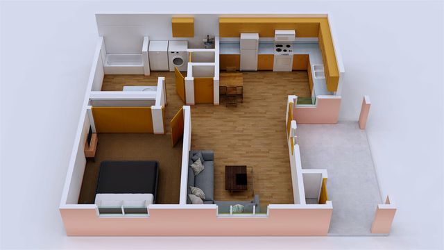 1 bed, 1 bath, 680 sqft, $1,420