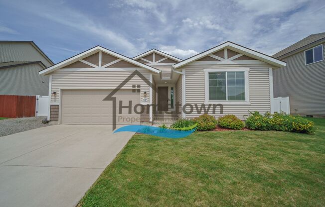 3 Bedroom 2 Bathroom Home with Attached 2 Car Garage Available in Coeur d"Alene!