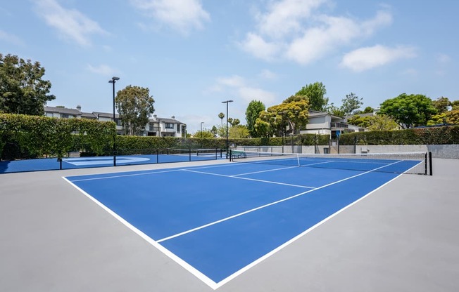 Large Tennis Court at Harbor Pointe, California, 92629