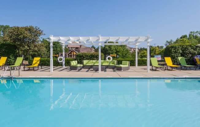 Tranquil Resort Style Pool at Pilgrim Village - Canton, MI, Canton, 48187