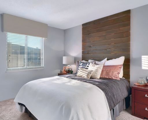 bedroom at Alvista Nine Mile, Asheville North Carolina