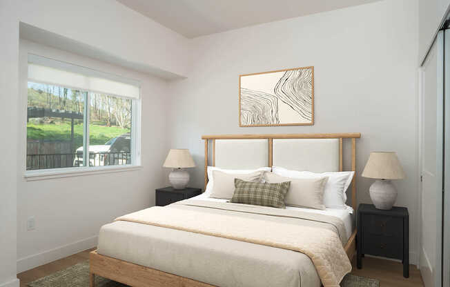 Bedroom with Hard Surface Flooring