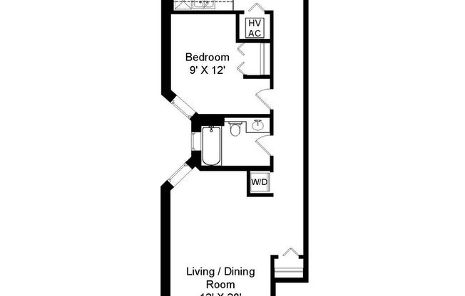 1 bed, 1 bath, 905 sqft, $2,450, Unit 2450-301
