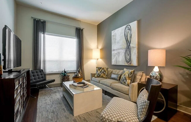 Cityplace Heights Entertainment and Seating Room