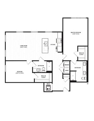 2 beds, 2 baths, 1,512 sqft, $2,785
