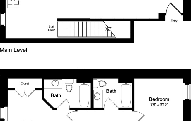 2 beds, 2 baths, 1,067 sqft, $3,796, Unit 010
