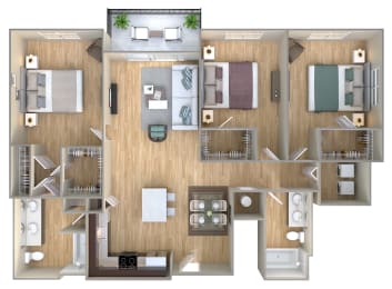 3 beds, 2 baths, 1,330 sqft, $3,779