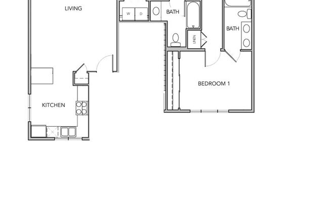 3 beds, 2 baths, 1,242 sqft, $3,195, Unit 6 101