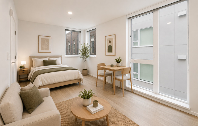 Studio, 1 bath, 283 sqft, $1,350, Unit 416