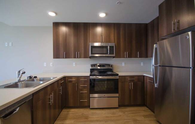 Bright Kitchen at Spyglass Hill Apartments, Bremerton, 98337