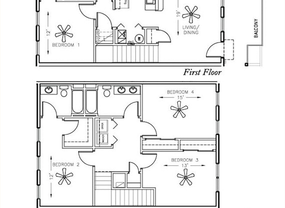 4 beds, 3 baths, 1,823 sqft, $4,252, Unit 405 (Furnished)