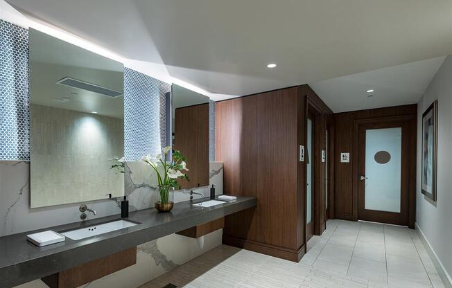 Living room at Kinley West LA, California