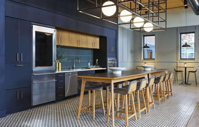 Community Kitchen at Postmark Apartments, Washington