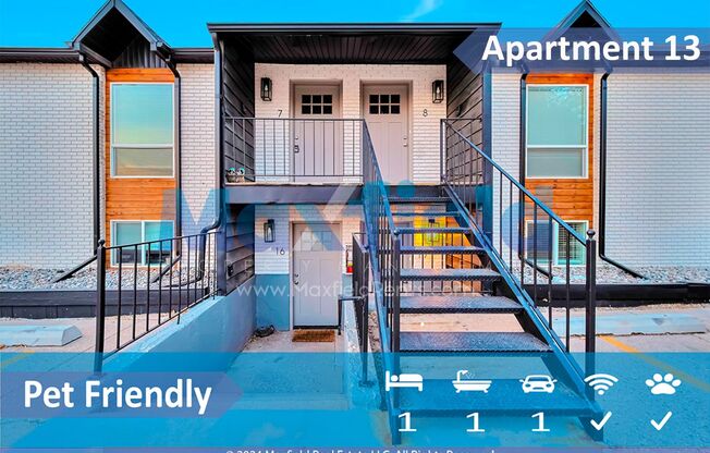 North Salt Lake 2 BD 1 BA Only $500 Deposit - Upper Level - Brookside Lofts Unit 13