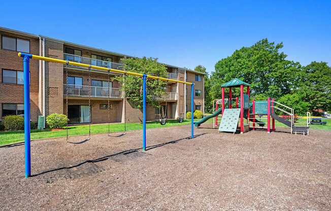our apartments have a playground for kids to play