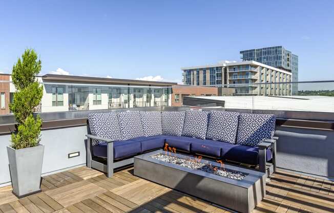 Sky Garden. Rooftop entertaining space available.
