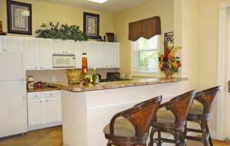 Demo Kitchen at Morgan Creek Affordable Apartments in Tampa FL