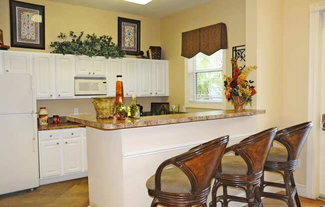 Demo Kitchen at Morgan Creek Affordable Apartments in Tampa FL