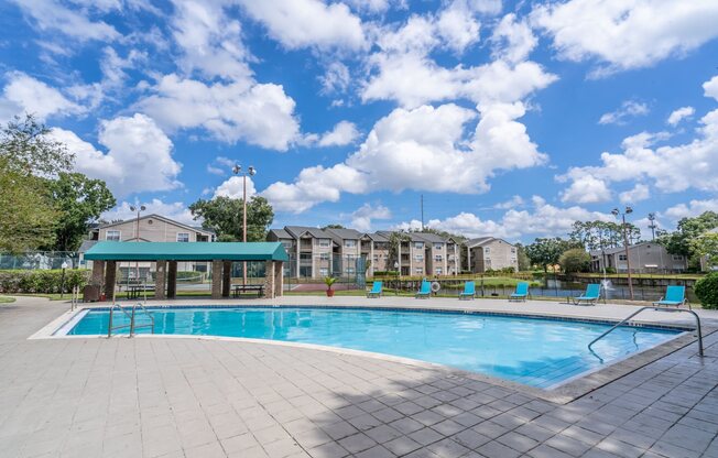 Sparkling Swimming Pool at Barber Park Apartments in Orlando, FL