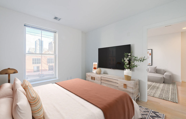 Bedroom with Hard Surface Flooring