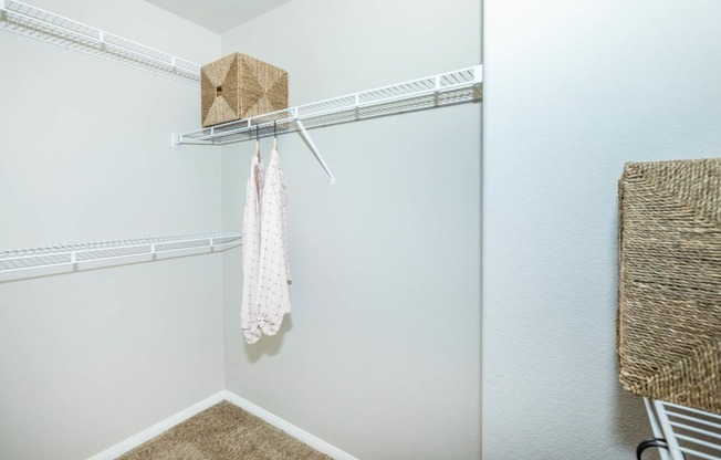 closet space at The Equestrian by Picerne, Henderson, 89052