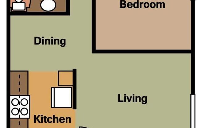 1 bed, 1 bath, 750 sqft, $2,205, Unit 1802