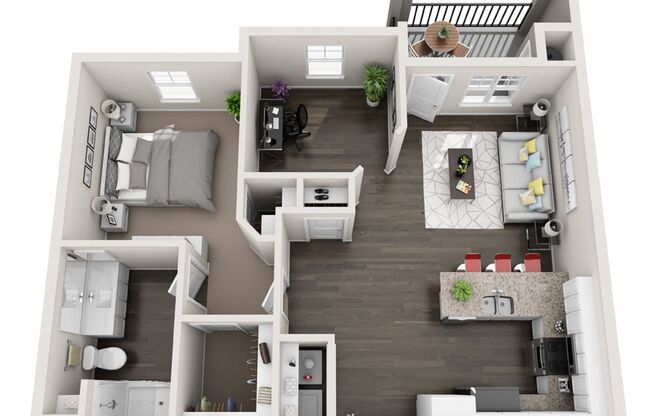 2 beds, 1 bath, 864 sqft, $2,575, Unit 305