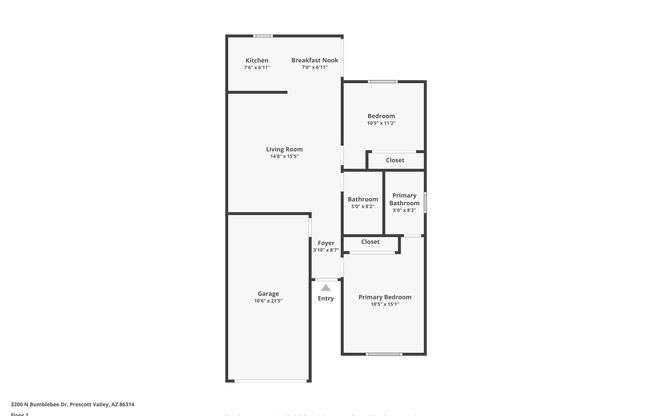 2 beds, 2 baths, 980 sqft, $1,475, Unit Unit B