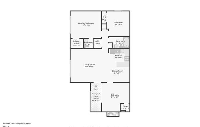 3 beds, 1.5 baths, 950 sqft, $1,385, Unit 104