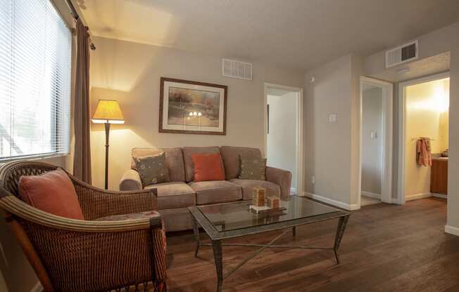 Living room at Tierra Pointe Apartments in Albuquerque NM October 2020 (3)