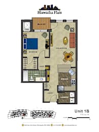 1 bed, 1 bath, 772 sqft, $1,575