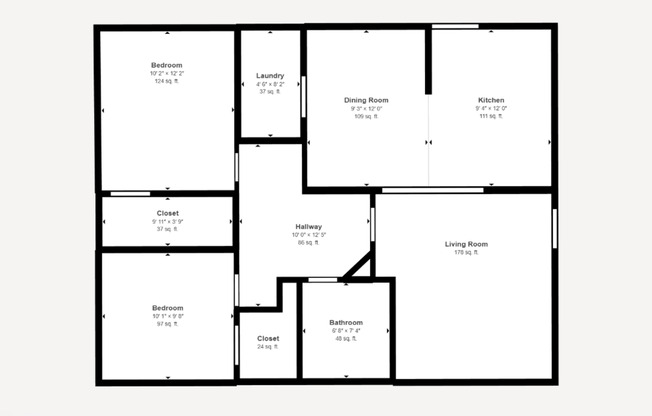 2Bed/1Bath House at McDowell/32nd St! Move-In Ready on 08/06/2026! – NO HOA!