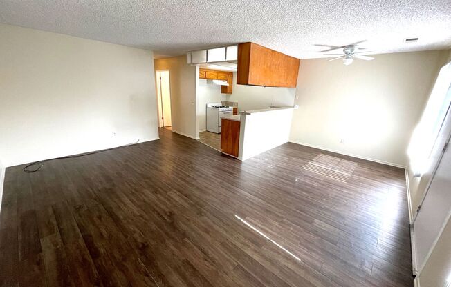 2 bedrooms, 2 baths, 2 parking spaces! Central A/C and Heat!!!