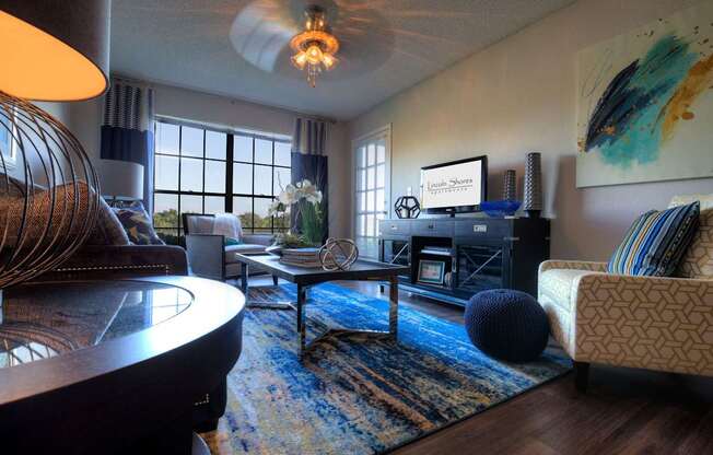 All apartment homes include floor to ceiling windows.