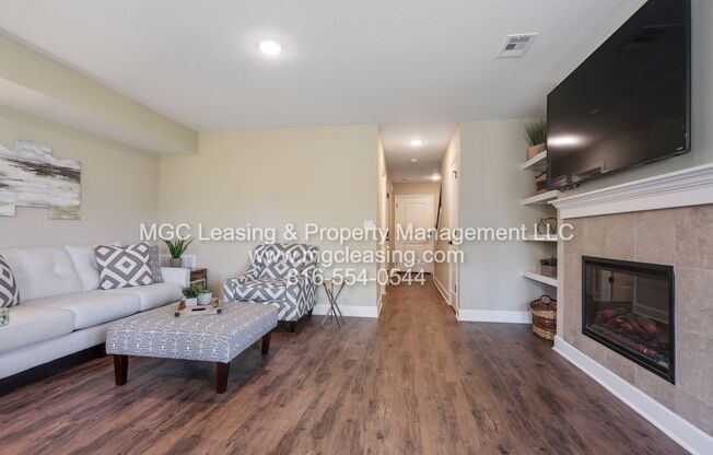Serrano Townhomes  with walk out finished basement and full bath, minutes from Downtown KC