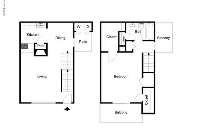 1 bed, 1 bath, 815 sqft, $1,225