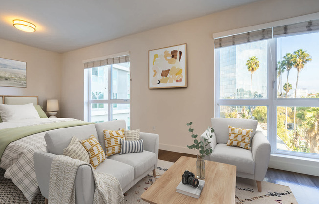 Bedroom with Hard Surface Flooring