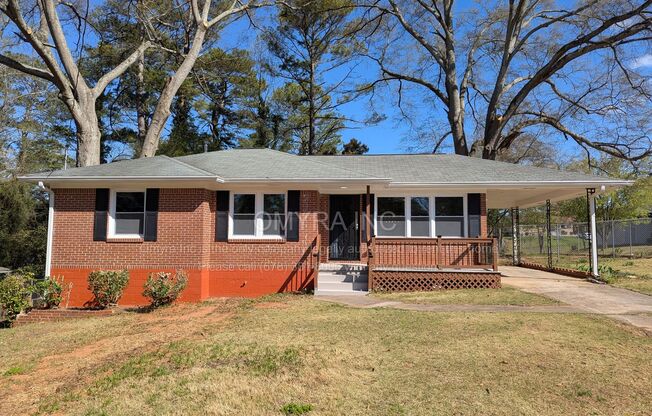 Newly Renovated 3 Bedroom House in Decatur with a Fenced-in Yard!