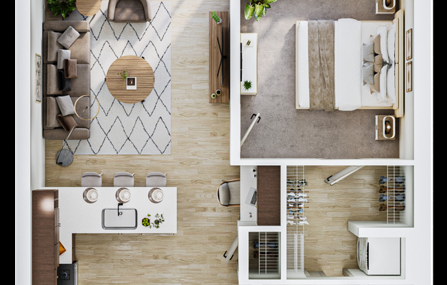 1 bed, 1 bath, 749 sqft, $1,895, Unit 204